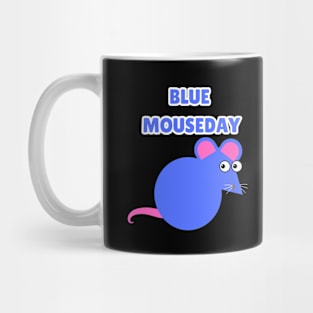 Blue Mouseday- mouse Mug